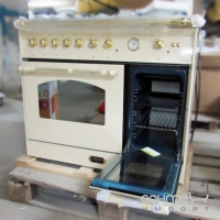 Газовая плита, 2 электрические духовки Lofra Dolcevita 90 Double Oven RBID96MFTE/Ci WHITE IVORY/GOLD