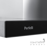 Пристенная вытяжка Perfelli Ziti TS 6851 I/BL нержавеющая сталь, черное стекло