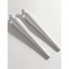 Пара керамічних ніг для раковини Artceram Hermitage HEC008 01; 00 (білий)
