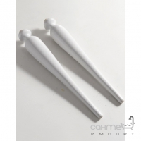 Пара керамічних ніг для раковини Artceram Hermitage HEC008 01; 00 (білий)