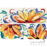 Настінна плитка, декор 20х60 Imola Ceramica Shades FLOWERS SUN MIX
