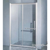 Душевая дверь Golston G-S8009 профиль сатин, стекло прозрачное