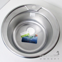 Мийка кухонна, кругла, врізна 1/а Mixxen MX4949DK декор