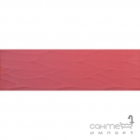 Настенная плитка 25x85 EcoCeramic Future Rojo (розовая)