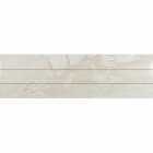 Настенная плитка под мрамор 25x85 EcoCeramic Reale Precorte Marfil (белая)