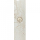 Настенная плитка под мрамор, декор 25x85 EcoCeramic Reale Decor Leon Oro Marfil (белая)
