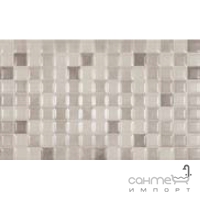 Настенная плитка, декор под мозаику 33,3x55 EcoCeramic Vanguard Mosaico Grey 
