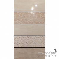 Настенная плитка под мозаику 25x70 EcoCeramic Venezia Tesela Reale (бежевая)