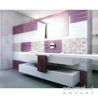 Настенная плитка для ванны 20x60 EcoCeramic Vintage Liso Marfil (светло-бежевая)