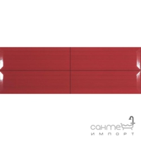 Настінна плитка для кухні 20x60 EcoCeramic Vintage Rojo (червона)
