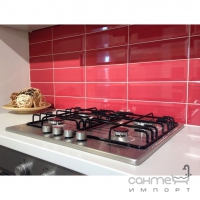 Настенная плитка для кухни 20x60 EcoCeramic Vintage Rojo (красная)