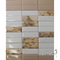 Настінна плитка для кухні 20x60 EcoCeramic Vintage Liso Blanco (біла)