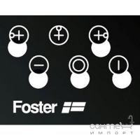 Склокерамічна варильна поверхня Foster Vitroline Hi-Light 7316000 чорне скло