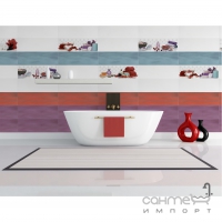 Настінна плитка декор 20x60 Keros Ceramica JAZZ/LIFE DECORADO SPA 4 PIECES