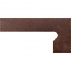 Боковина правая для ступени 17x39,5 Gres de Aragon Duero Zanquin right Roa (коричневая)