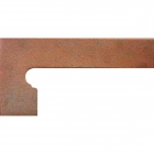 Клінкерна плитка, ліва боковина 20x39 Gres de Aragon Aneto Zanquin Left