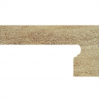 Клинкерная плитка, боковина правая 20x39 Gres de Aragon Columbia Zanquin right Beige (бежевая)