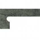 Клинкерная плитка, боковина левая 20x39 Gres de Aragon Jasper Zanquin left Gris (серая)