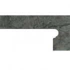 Клинкерная плитка, боковина правая 20x39 Gres de Aragon Jasper Zanquin right Gris (серая)