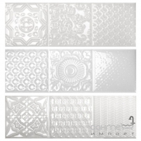 Плитка керамическая декор Monopole Ceramica ESENCIA RELIEVE BLANCO BRILLO 10x30