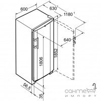 Холодильна камера Liebherr KB 4210 Comfort BioFresh (А+)