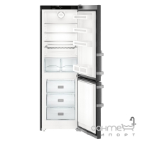 Двухкамерный холодильник с нижней морозилкой Liebherr Cbs 3425 Comfort (А+++) черный