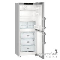 Двухкамерный холодильник с нижней морозилкой Liebherr CNef 3115 Comfort NoFrost (А++) серебристый