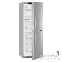 Двухкамерный холодильник с нижней морозилкой Liebherr CNef 3715 Comfort NoFrost (А+++) серебристый