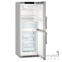 Двухкамерный холодильник с нижней морозилкой Liebherr CNef 3715 Comfort NoFrost (А+++) серебристый