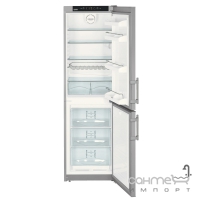 Двухкамерный холодильник с нижней морозилкой Liebherr CNsl 3033 Comfort NoFrost (А+) серебристый