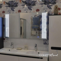 Квадратне дзеркало з LED підсвічуванням Juergen LED Selena 70х70