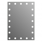 Прямоугольное зеркало с LED лампами Juergen Hollywood 4 100х70