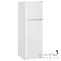 Двокамерний холодильник з верхньою морозилкою Liebherr CT 3306 Comfort (А+) білий