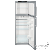 Двухкамерный холодильник с верхней морозилкой Liebherr CTPesf 3316 Comfort (А++) серебристый