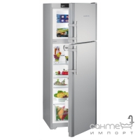 Двухкамерный холодильник с верхней морозилкой Liebherr CTPesf 3016 Comfort (А++) серебристый