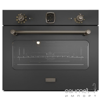 Электрический духовой шкаф Smalvic Classic FI-70MT CL70F-ORPE ANTRACITE 1017928400 антрацит