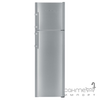 Двухкамерный холодильник с верхней морозилкой Liebherr CTNesf 3663 Premium NoFrost (А++) серебристый