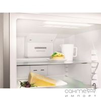 Двухкамерный холодильник с верхней морозилкой Liebherr CTNef 5215 Comfort NoFrost (А++) серебристый