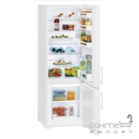 Двухкамерный холодильник с нижней морозилкой Liebherr CU 2811 Comfort (А++) белый