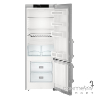 Двухкамерный холодильник с нижней морозилкой Liebherr CUef 2915 Comfort (А++) серебристый