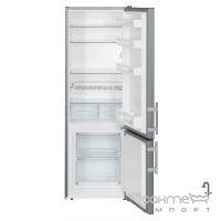 Двокамерний холодильник із нижньою морозилкою Liebherr CUsl 2811 Comfort (А++) сріблястий