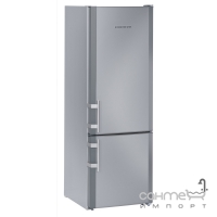 Двухкамерный холодильник с нижней морозилкой Liebherr CUsl 2811 Comfort (А++) серебристый