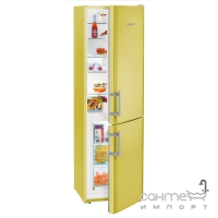 Двухкамерный холодильник с нижней морозилкой Liebherr CUag 3311 Comfort (А++) желтый