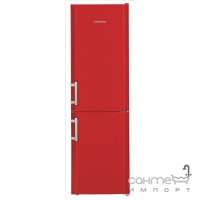 Двухкамерный холодильник с нижней морозилкой Liebherr CUfr 3311 Comfort (А++) красный