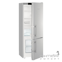 Двухкамерный холодильник с нижней морозилкой Liebherr CUsl 2915 Comfort (А++) серебристый