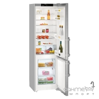 Двокамерний холодильник із нижньою морозилкою Liebherr CUsl 4015 Comfort (А++) сріблястий