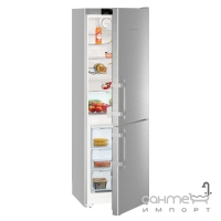 Двухкамерный холодильник с нижней морозилкой Liebherr CNef 3515 Comfort NoFrost (А++) серебристый