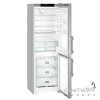 Двухкамерный холодильник с нижней морозилкой Liebherr CNef 3515 Comfort NoFrost (А++) серебристый