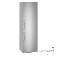 Двокамерний холодильник з нижньою морозилкою Liebherr CNef 4815 Comfort NoFrost (А+++) сріблястий