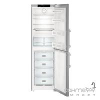 Двухкамерный холодильник с нижней морозилкой Liebherr CNef 3915 Comfort NoFrost (А++) серебристый